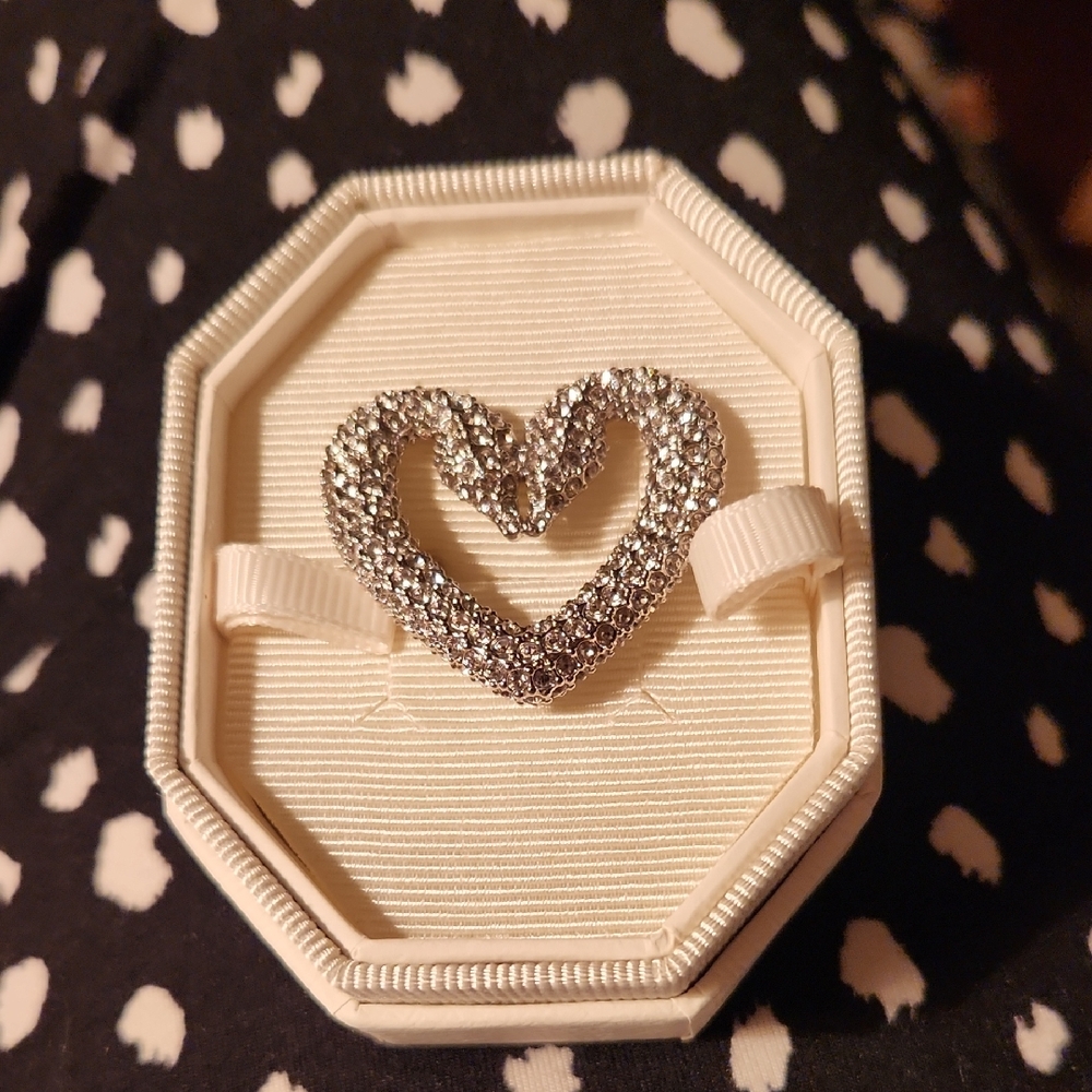 Atelier Swarovski Heart Ring Size 52 New